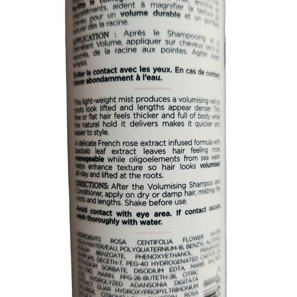 Christophe Robin Instant Volumizing Leave in Mist with Rose Water - Picture 2 of 7